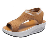 kamames Size Sandals Women 2022 Fashion Casual Platform Sandals Women Shoes Comfort Summer Soft Sport Sandals Breathable Sneakers