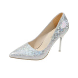 kamames New Fashionable High-Heeled Sandals, Thin High-Heeled Pointed Sexy High-Heeled Shoes, Fashion Large-Size High-Heeled Shoes