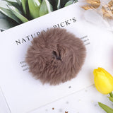 2022 New Winter Plush Scrunchies Women Girls Imitation Mink Elastic Hair Rubber Bands Accessories Tie Hair Ring Holder Headdress