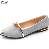 kamames Style Women Flats 2023 Spring Summer Flat Shoes Woman Pointed Toe Slip On Fashion Loafers Female Casual Lazy Shoe Footwear
