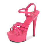 kamames Shoes Women Stiletto sandals Striptease Walking Show Sandals Model high-heeled Shoes Sandals Platform Wedding Shoes Female New