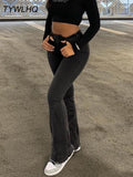 kamames Flare Jeans Pants Women Elegant Ladies Jeans Women High Waist Fashion Stretch Denim Trousers Wide Leg Jeans 2022 Trend