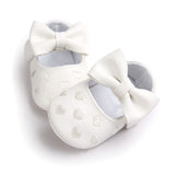 kamames Boy Girl Breathable Bow Design Anti-Slip Shoes Casual Sneakers Toddler Soft Soled First Walkers