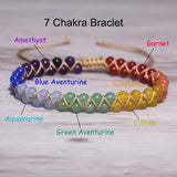 Vibrant 4mm Natural Stone Beads Handmade Yoga Bracelet - Adjustable, Braided, Colorful, One-of-a-Kind Accessory for Women - Perfect for Meditation, Spiritual Practices, and Everyday Wear