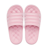 New Fashion Household Slippers 3.5 Cm Platform Thick Bottom Soft Non-Slip Slides Massage Soles Men Women Bathing Shoes