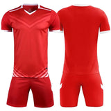 Adult Football Jerseys Outfit Boys girls Men's Soccer Jerseys Sets Children Adult Running Training Uniform Soccer Clothes