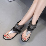 kamames Women's Slope Sandals Summer 2024 New High-Top Women's Shoes With Heightened Herringbone Toe Roman Shoes