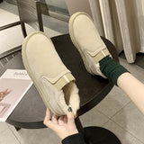 kamames kamames Low-Top Cotton Shoes Women's Shoes In Winter Frosted Warm Snow Boots Women's Shoes Large Size