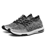 JINBAOKE Spring Summer Breathable Men's Running Shoes Breathable Lightweight Mesh Sports Shoes Cushioning Sole Male Gym Sneakers