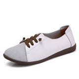 kamames Shoes Woman Spring Ladies Shoes Non-slip Flats Lace Up Sneakers Women Oxford Shoes Plus Size Moccains zapatos de mujer