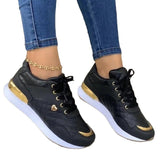 kamames New Large-Size Sports Shoes Are In Stock Before The Autumn And Winter Style Of 2023 Tied With Plaid And Thick Soles.