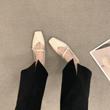 kamames Sole Shoes Children's Spring, Autumn And Summer 2024 New Style Design Feeling Mary Jane Women's Shoes Gentle Wind Evening Shoes