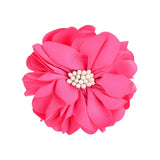 2 Pcs/lot New Sweet Chiffon Fabric Flower Hair Clips For Girls Safety Hairpin Boutique Barrettes Headwear Kids Hair Accessories