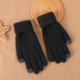 Women's Touchscreen Anti-skid Gloves, Fall Winter Keep Warm Work Mittens, Thermal Hand Warmer Cold Weather Gloves