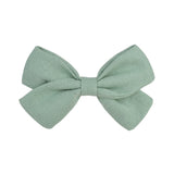 1 Piece 3.6inches Cute Solid Bowknots Hair Clips For Baby Girls Safty Boutique Hairpins Barrettes Headwear Kids Hair Accessories