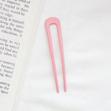 Japan Hair Sticks Women Hairclip Simplicity Colorful U Shape Girls Hairpins Hair Sticks Hair Accessories Headwear 2021 New