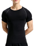 Mens Premium Muscle Fit T-Shirts - Ultra-Breathable, High-Elastic, and Athletic Fit for Running, Shaping, and Cycling - Designed for Active Men