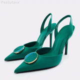 kamames ZA Brand 2022 Summer New White One Word With Fashion Square Toe High Heels Sexy Stiletto Muller Sandals And Slippers Women Shoes