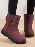 kamames Women's Boots 2022 Platform Winter Boots Size 43 Snow Boots Women High Tube Waterproof Warm Plush Cotton Shoes Botas De Mujer