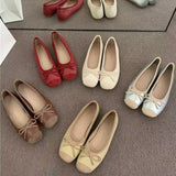 kamames Sense Of Minority French Soft-Soled Single Shoes Women's Spring And Summer Style 2024 New Xiaoxiangfeng Doudou Grandma Shoes