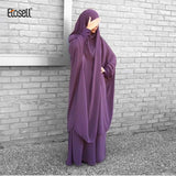 Zingj Women Hooded Muslim Hijab Dress Eid Prayer Garment Jilbab Abaya Long Khimar Full Cover Ramadan Gown Abayas Islamic Cloth