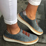 kamames kamames Single Shoes Women 2023 Summer New Flat Ribbon Set Foot Spell Color Large Size Women's Shoes