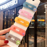 5/15 Pcs/Set Girls Cute Cartoon Animals Fruit 5 Cm Hairpins Children Lovely Hair Clips Barrettes Gift Kids Hair Accessories Gift