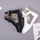 kamames Spring And Summer New High-Top Canvas Shoes Korean Version Of Broken Flower Leisure Student Single Shoes Thick Soles Sports Board Shoes