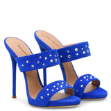 kamames Women's Hot Diamond Open-Toed Muller Shoes High-Heeled Sandals Slippers Chengdu Fashion Women's Shoes