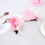 Multiple Styles Plush Animal Ears Hairpins Lolita Sweet Fluffy Ear Cosplay Anime Hair Clips Party Costume Hair Accessories