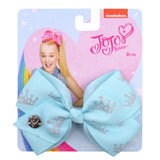 JOJO Bows Jojo Siwa Rainbow Printed Knot Ribbon Bow For Girls Handmade Boutique Hair Clip Children Hair Accessories