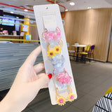 10/15Pcs/Set Children Cute Cartoon Fruit Elastic Hair Bands Girls Baby Lovely Rubber Bands Ponytail Holder Kids Hair Accessories