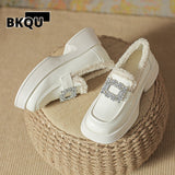 kamames Autumn Platform Lolita Shoes Mary Jane Women Shoes School Uniform Jk Student Female Girl Round Toe Lolita Vintage Oxford