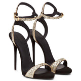 kamames High-Heeled Sandals, Large Size Fashion Shoes, Banquet Shoes, Chengdu