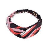 Women Headband Cross Top Knot Elastic Hair Bands Soft Solid Color Girls Hairband Hair Accessories Twisted Knotted Headwrap