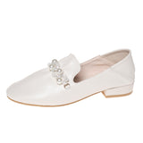 kamames kamames 2023 New Fashion Soft Bottom Flat Fairy Two Wear Plus Size Single Shoes Bean Shoes Women's Shoes