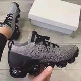 kamames kamames New Korean Breathable Sports Shoes Women's Inner Heightened Flying Weaving Shoes Tie Breathable Running Shoes In Front Of Them