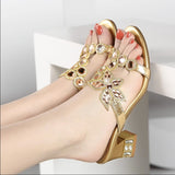 kamames Slippers, Women's Summer Sandals, Seaside Sandals, Sandals, Women's Thick Heels, Large Size Women's Shoes, Diamond Sandals 42