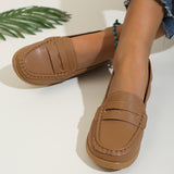 kamames kamames Doudou Shoes For Women In Summer 2023 Round Head Flat-Bottomed Simple Casual Mother Shoes