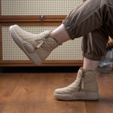 kamames kamames Boots Winter 2023 Winter New Korean Fashion Platform Women's Shoes With Velvet And Thick Women's Boots A Hair
