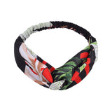 Fashion Women Girls Summer Bohemian Hair Bands Print Headbands Vintage Cross Turban Bandage Bandanas Hairbands Hair Accessories