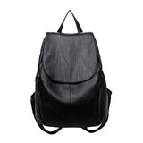 202KAMAMES Large-capacity new fashion backpack women's bag Korean version of trendy travel leisure soft leather large-capacity backpack schoolbag women's bag