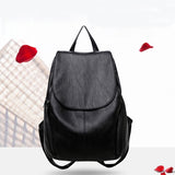 202KAMAMES Large-capacity new fashion backpack women's bag Korean version of trendy travel leisure soft leather large-capacity backpack schoolbag women's bag