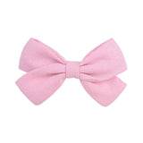 1 Piece 3.6inches Cute Solid Bowknots Hair Clips For Baby Girls Safty Boutique Hairpins Barrettes Headwear Kids Hair Accessories