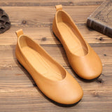 Women Real Leather Shoes Moccasins Mother Loafers Soft Flats Casual Female Driving Ballet Footwear Comfortable grandma shoes