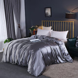 1pc Elegant Satin Duvet Cover - Silky Textured, Hypoallergenic, Hotel-Quality for Home Bedroom