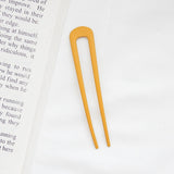 Japan Hair Sticks Women Hairclip Simplicity Colorful U Shape Girls Hairpins Hair Sticks Hair Accessories Headwear 2021 New