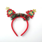 2021 New Year Women Girls Cute Christmas Antlers Santa Claus Hairbands Sweet Hair Decorate Headband Fashion Hair Accessories