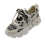 kamames Women's Sneakers 2022 Thick-soled old Shoes High-quality Running Shoes Cross Strap Designer Brand Fashion Tennis Shoes Women