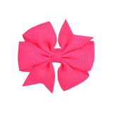 2 Inches Candy Color Baby Mini Small Bowknot Hair Clips For Cute Girls Safety Hairpins Barrettes Headwear Kids Hair Accessories